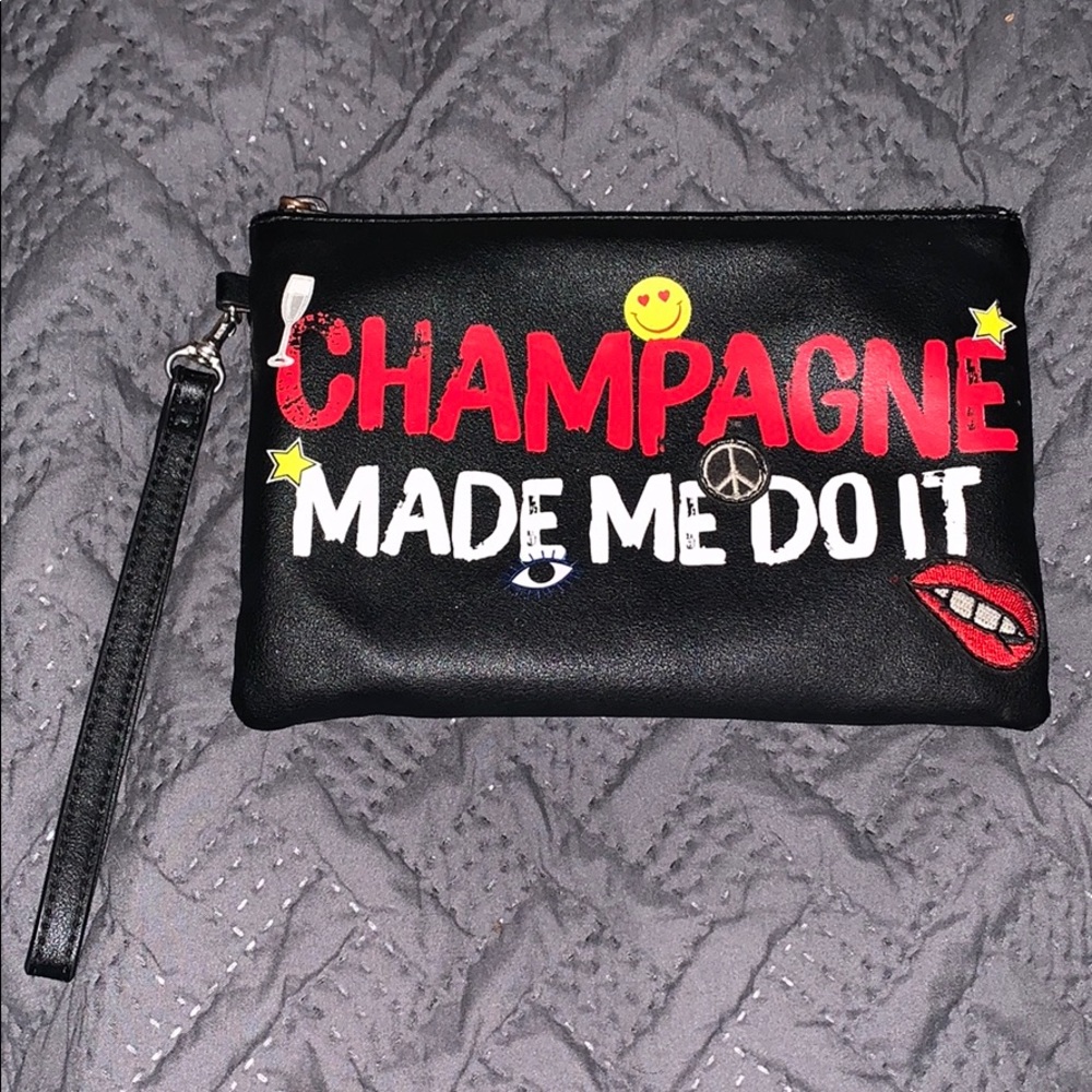 Express “Champagne Made Me Do It” Purse
